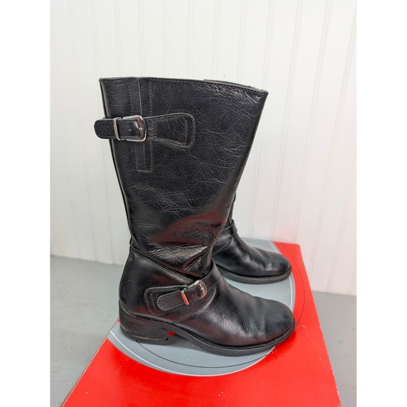 Blondo Canada Viva Black Leather Waterproof Knee High Riding Boots 7.5US w/ Box - Picture 4 of 14